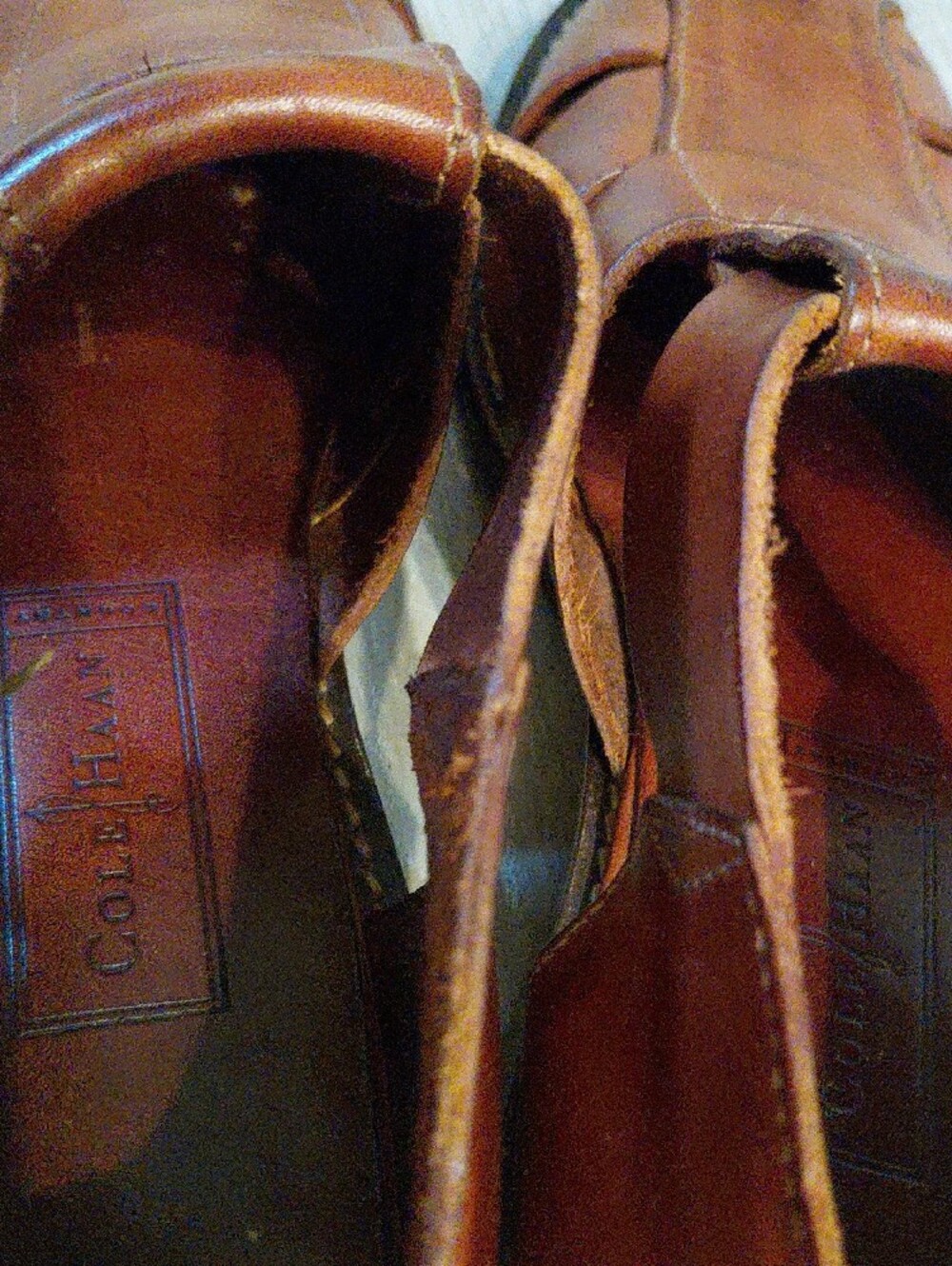 Cole Haan Men's Brown Leather Fisherman Sandals with Buckle - Picture 6 of 7